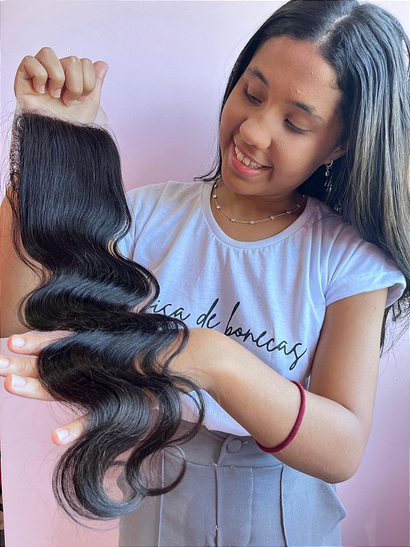 TOP CLOSURE HUMANA ONDULADA  50CM