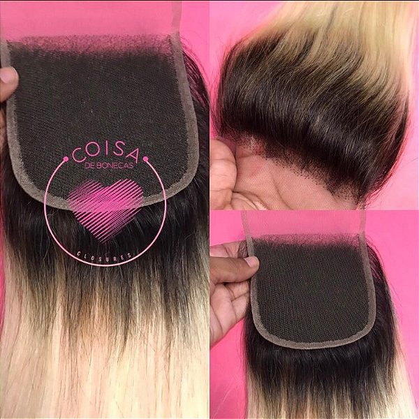 TOP CLOSURE HUMANA LISA LOIRA OMBRE / 50CM