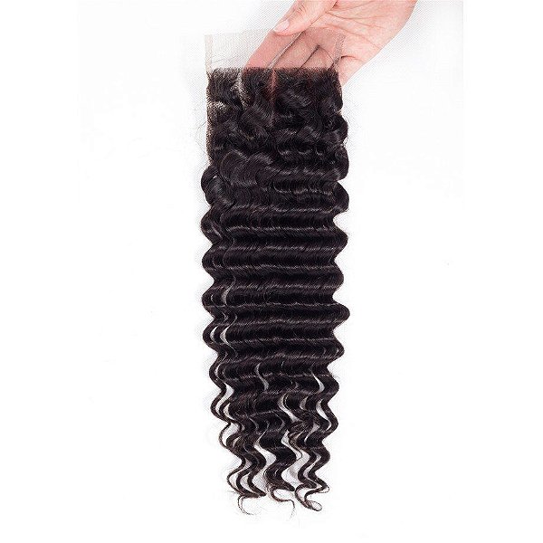 TOP CLOSURE HUMANA 10X10  CACHOS  / 55CM