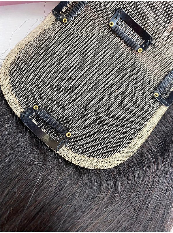 TOP CLOSURE 10x10 HUMANA ONDULADA  55CM ( COM TIC TAC)