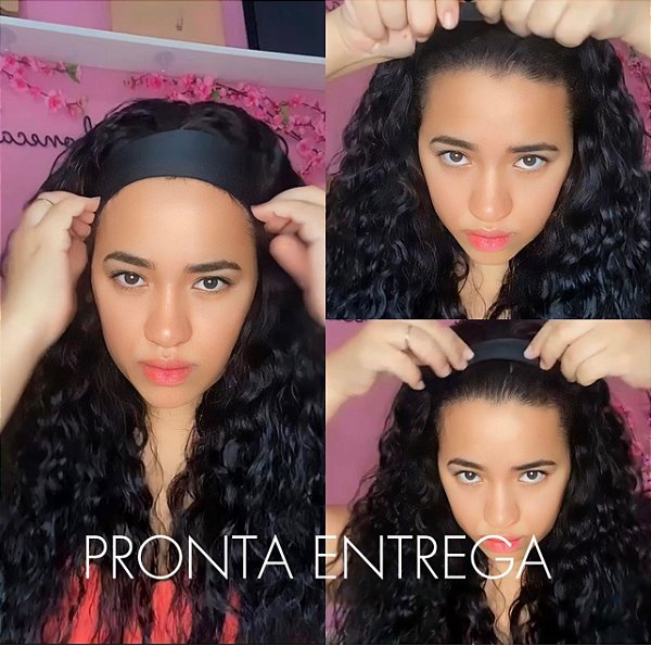 LACE HUMANA HALF WIG CACHEADA  70CM ( 150% DE DENSIDADE)