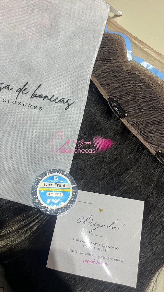 FRONTAL CLOSURE 13X4 LISA 45CM - COM PERSONALIZAÇÃO