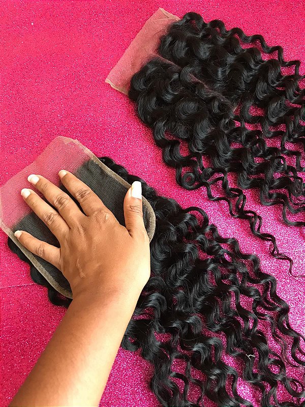 TOP CLOSURE HUMANA 12X12 CACHEADA 35CM