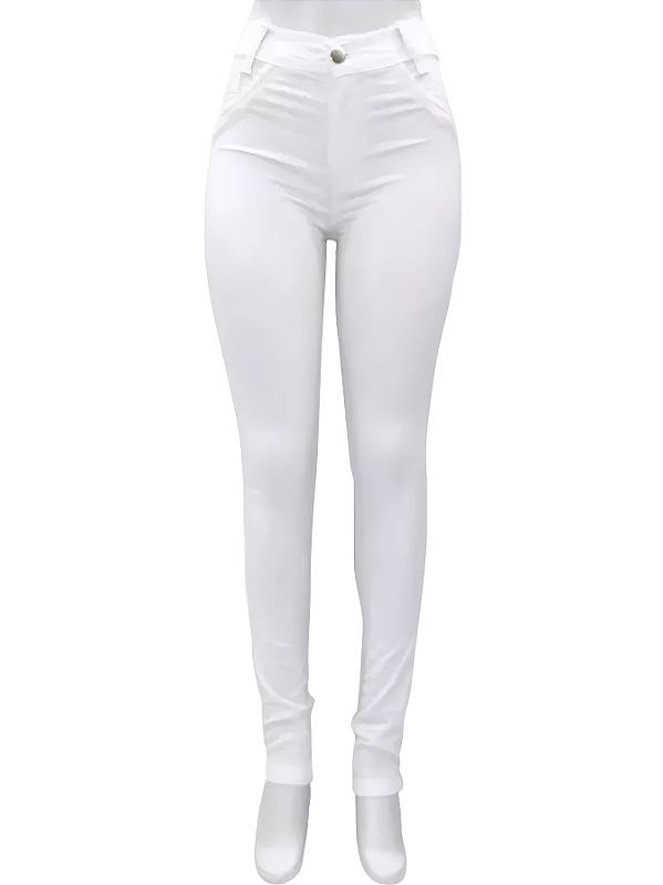 Calça Jeans Feminina Branca - Enfermagem
