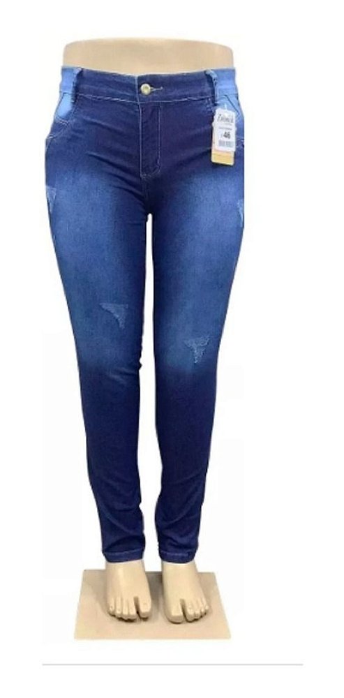 Calça Jeans Plus Size Kit Com 3 Atacado