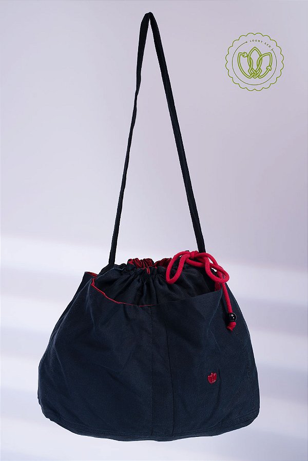 Bolsa Bucket Cordão Rubi (Upcycling)