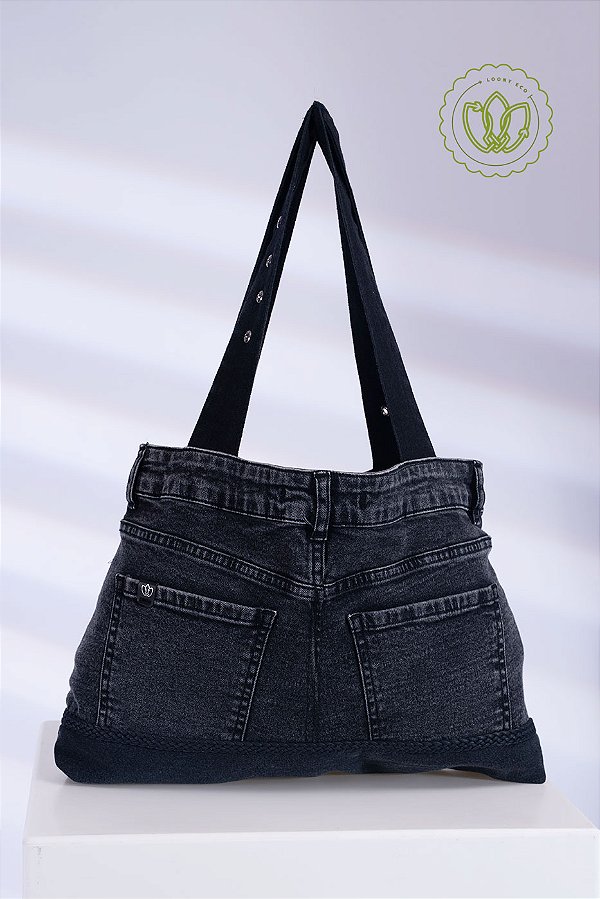 Bolsa Tote Cós & Bolsos Grafite (Upcycling)