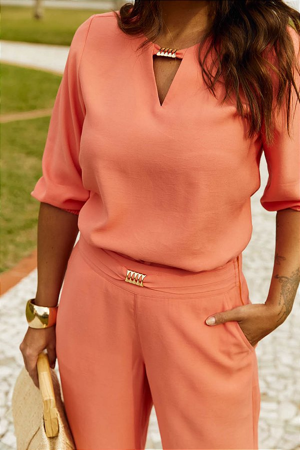 BLUSA DECOTE PASSANTE