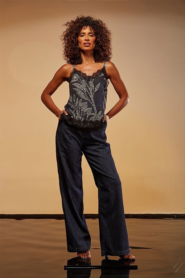 WIDE LEG ALFAIATARIA JEANS