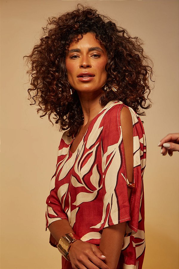 BLUSA EST. TERRACOTA