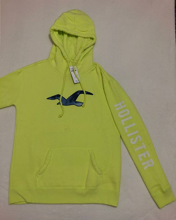 Moleton Hollister C Capuz Unissex Importado Original P USABRAZUCA IMPORTADOS