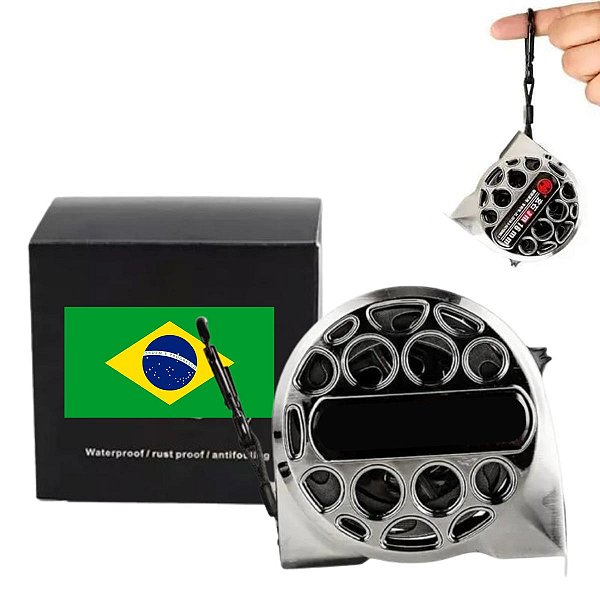 Trena Aço Inox 7,5m Anticorrosiva Profissional C/ Trava Prova D'água