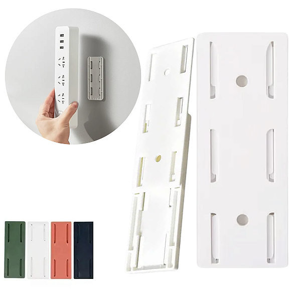 Suporte Adesivo Parede Filtro linha Extensão Roteador controle