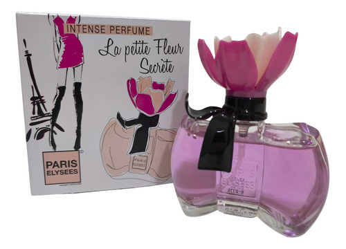 Perfume La Petite Fleur Secrete 100ml Paris Elysees 100ml Feminino