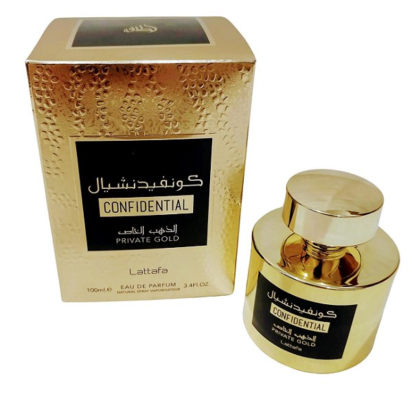 Perfume Lattafa Confidential Private Gold Eau De Parfum 100ml