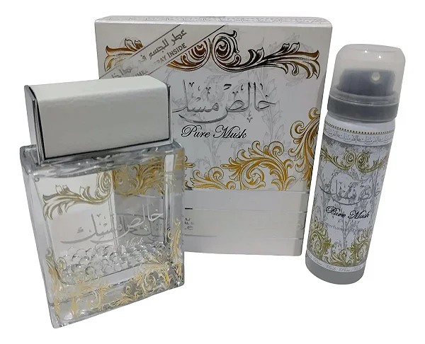 Perfume Lattafa Pure Musk Eau De Parfum 100ml + desodorante