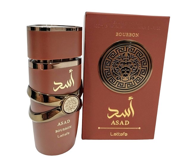 Perfume Lattafa Asad Bourbon Marrom Eau De Parfum 100ml