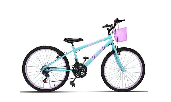 BICICLETA FORSS ARO 24 ANNY 18V  VIOLETA