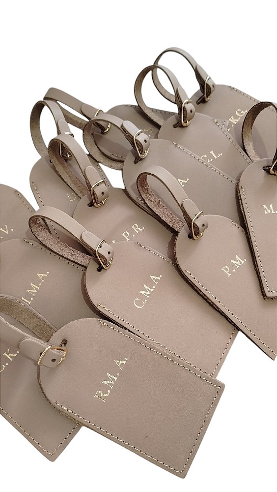 29 Tags de Mala Personalizadas com Iniciais Padrinhos