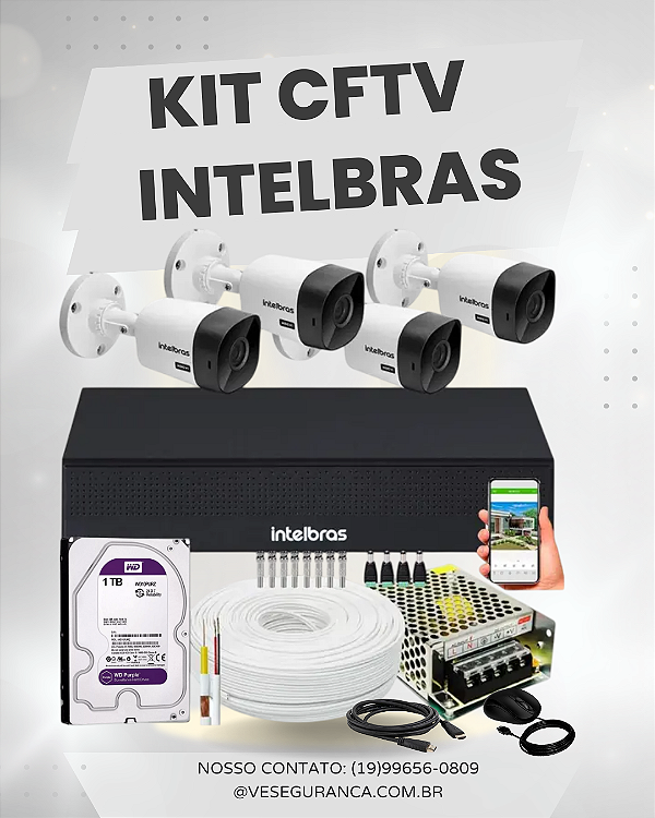 KIT CFTV INTELBRAS