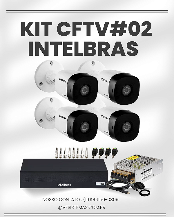 KIT CFTV INTELBRAS #02