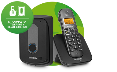 TELEFONE SEM FIO COM RAMAL EXTERNO TIS 5010