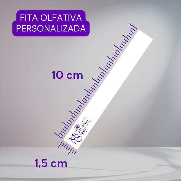 Fita Olfativa Personalizada 10 cm x 1,5 cm