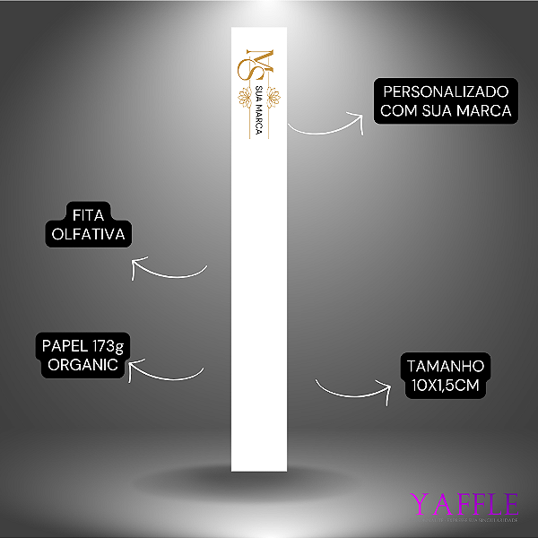 Fita Olfativa Personalizada 10 cm x 1,5 cm