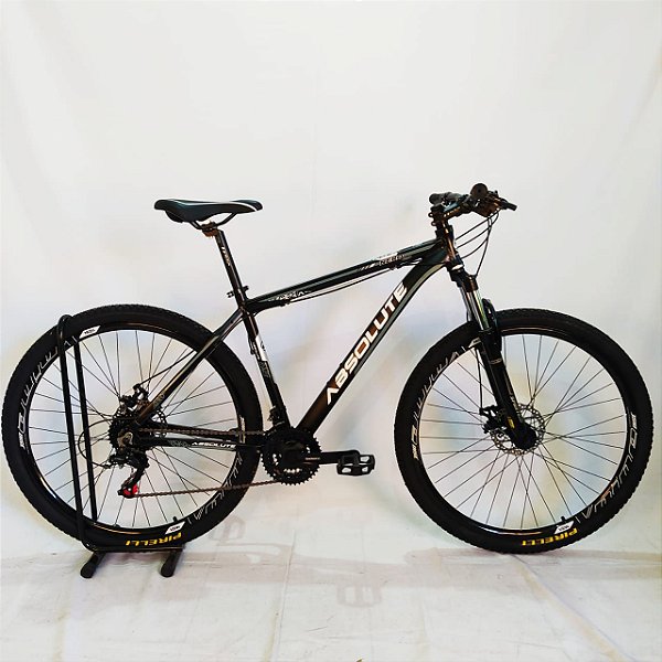 Bicicleta Absolute Nero Preta/Cinza - Tam 21 29" 24v