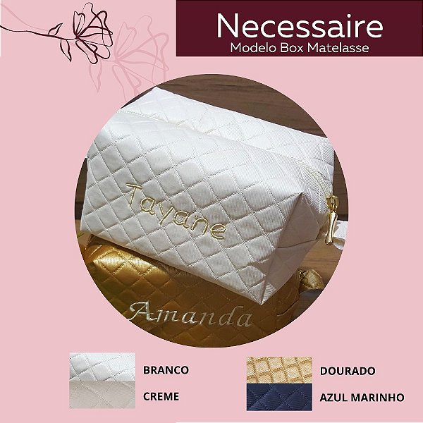 Necessaire Modelo Box Matelasse