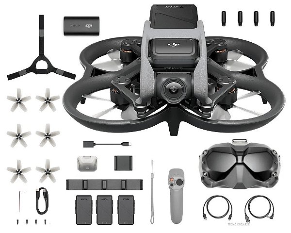 Drone DJI Avata Fly Smart Combo - Tecno Drones - A Mais Completa Loja de  Drones do Brasil