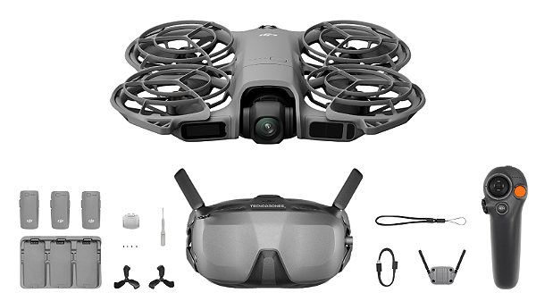 Drone Dji Neo 2 Fly More Combo Dji Motion 3 e Goggles N3 BR DJI072