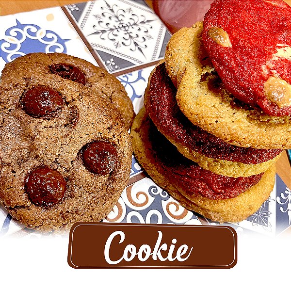 Cookie artesanal Red Velvet - 3 unidades