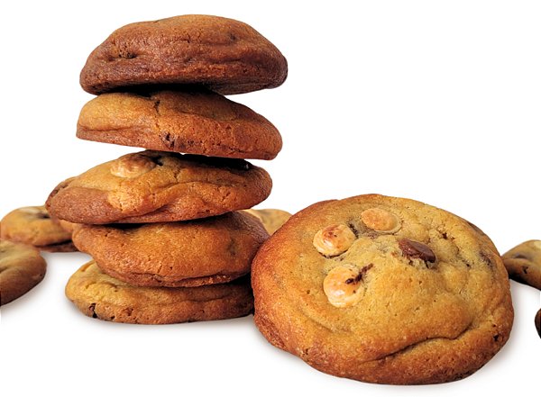 PERSONALIZADOS - Cookie artesanal Baunilha com gotas de chocolate  - 100 unidades