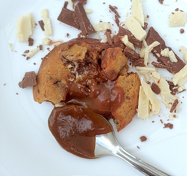 Cookie RECHEADO chocolate com chocolate -  3 unidades