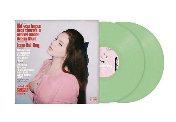 Lana Del Rey - Did You Know That There's A Tunnel Under Ocean Blvd (Green Indie Edition) 2x LP