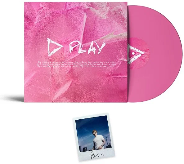 Ed Sheeran - Play (Edição em Vinil Rosa – Exclusiva Indie com Polaroid Autografada) - LP