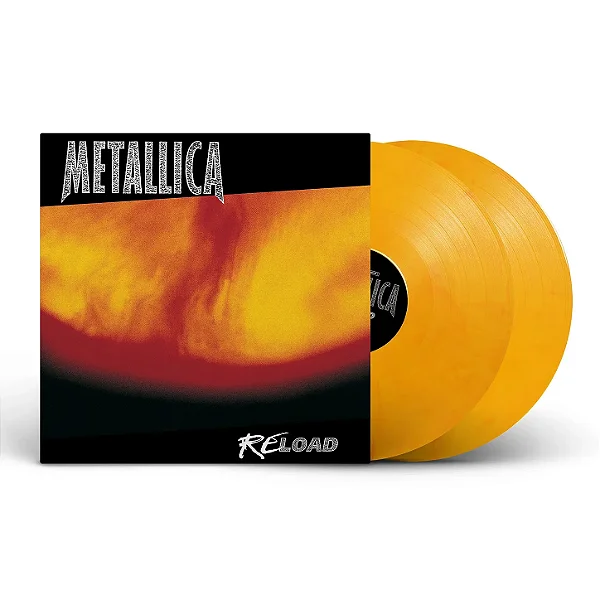 Metallica – ReLoad 2026 Remastered – (Edição Limitada em Vinil Translúcido Amarelo "Flaming Fuel") – LP Duplo