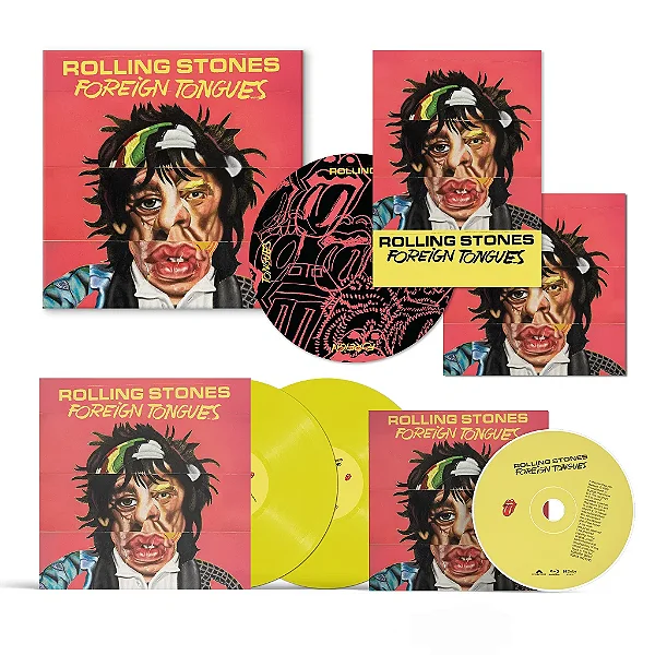The Rolling Stones – Foreign Tongues (Edição Limitada Box Set em Vinil Amarelo + Blu-ray) – LP Duplo