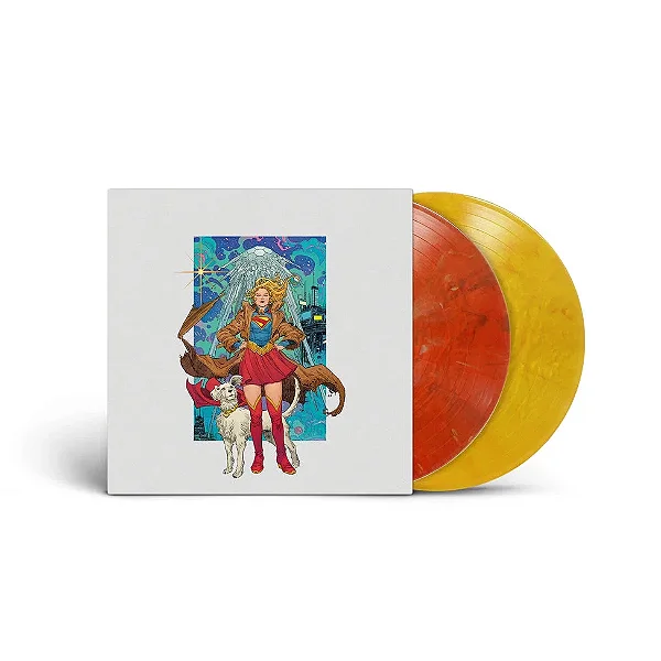 Claudia Sarne – Supergirl: Original Motion Picture Soundtrack (Vinil Vermelho e Amarelo com Lado D Impresso) – LP Duplo