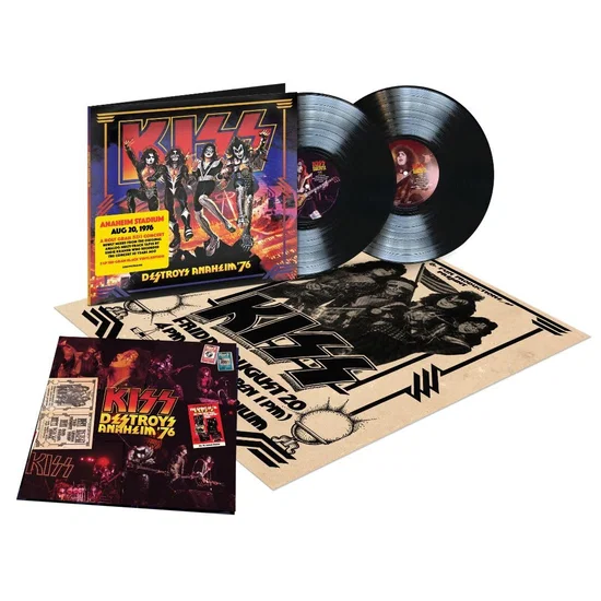 KISS – Destroys Anaheim '76 (Vinil Preto 180g) – LP Duplo