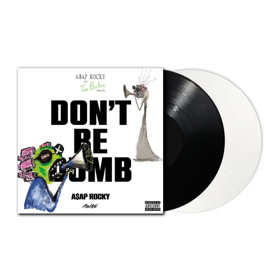 A$AP Rocky – Don't Be Dumb (Vinil Preto e Branco) – LP Duplo