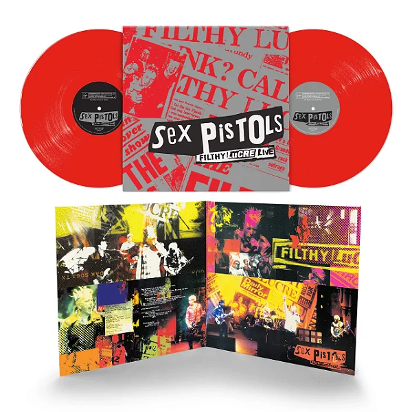 Sex Pistols – Filthy Lucre Live (30º Aniversário – Vinil Vermelho) – LP Duplo