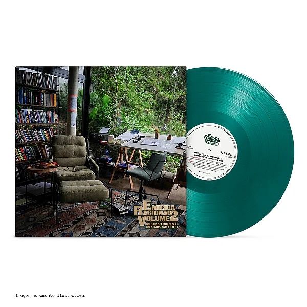 Emicida – Emicida Racional VL 2 – Mesmas Cores & Mesmos Valores (Vinil Verde Opaco + Revista Noize #172) – LP