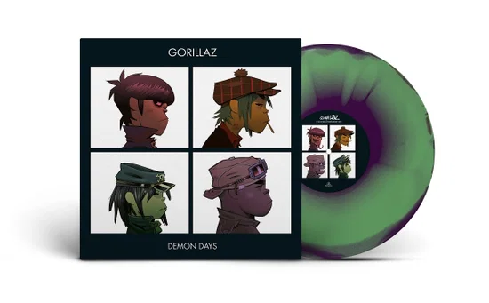 Gorillaz – Demon Days (Limited 180g Half-Speed Mastered Green, Purple & Red Vinyl) – LP