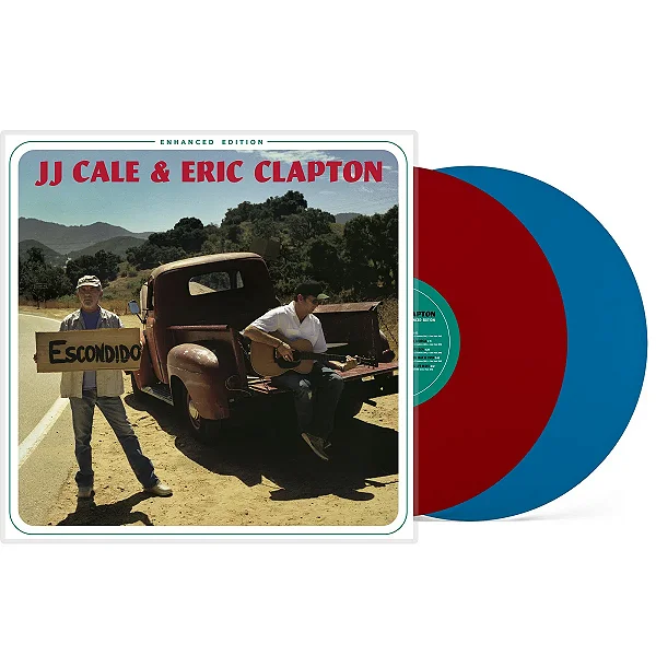 J.J. Cale & Eric Clapton – The Road To Escondido (Enhanced Edition – Vinil Vermelho Ferrugem e Azul Céu) – LP Duplo