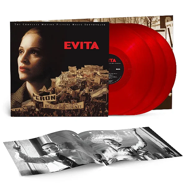 Madonna – Evita (30th Anniversary – Vinil Vermelho Translúcido) – LP Triplo