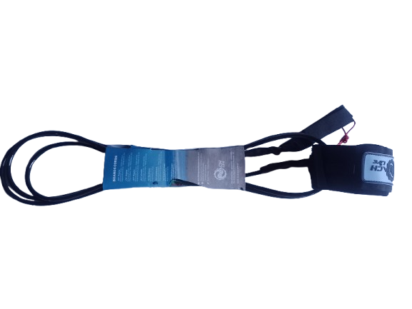 Leash Beach Life 10 pés 6,5mm  Long e SUP preto