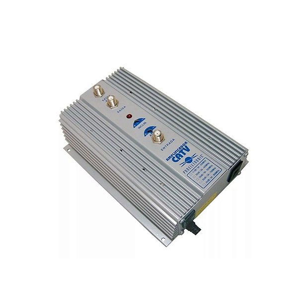 Amplificador Potência Uhf Vhf Catv 50db Pqap-7500