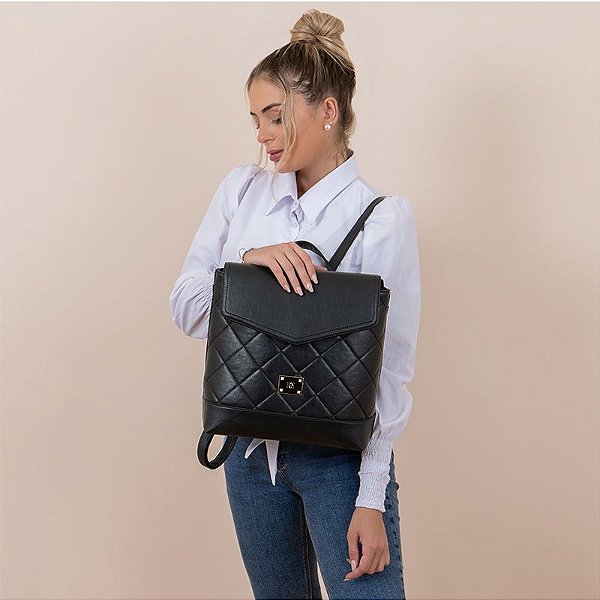 MOCHILA RAFITTHY JEANS | Ana Bello Acessórios